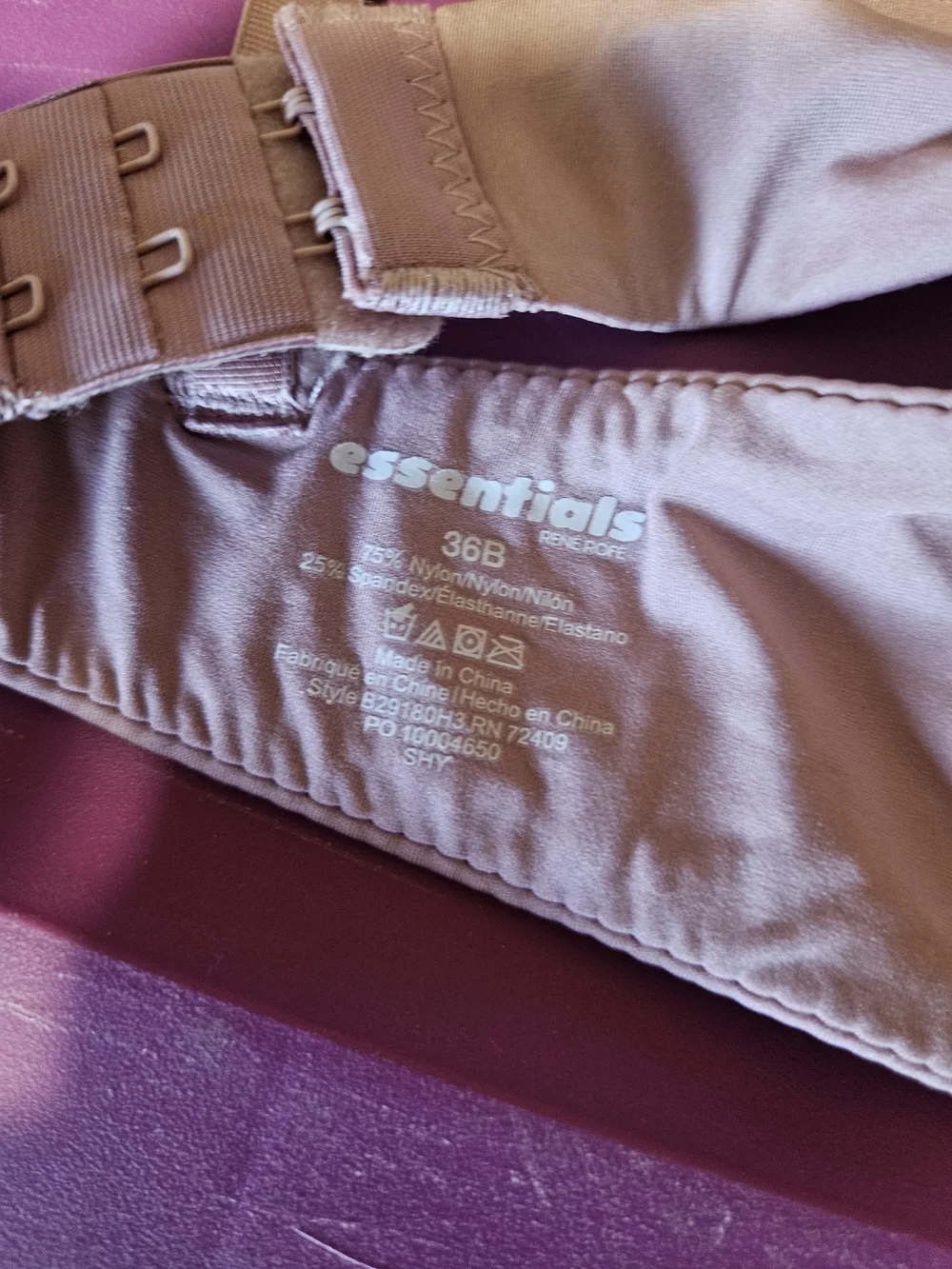 Wireless Seamless T-Shirt Bra - Cream, Mauve, and Taupe